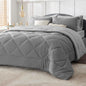 Reversible Queen Bed in a Bag with Comforters, Sheets, Pillowcases Queen King Full Twin