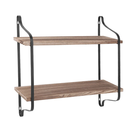 Large Rustic Industrial Pipe Wall Floating Shelf