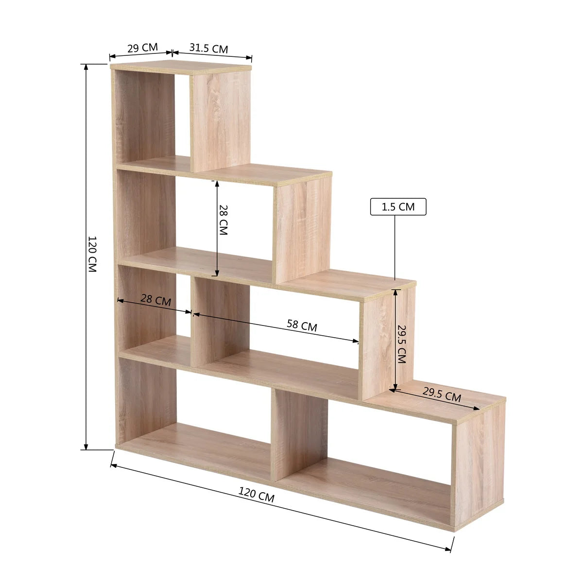 6 Cube Storage Shelf