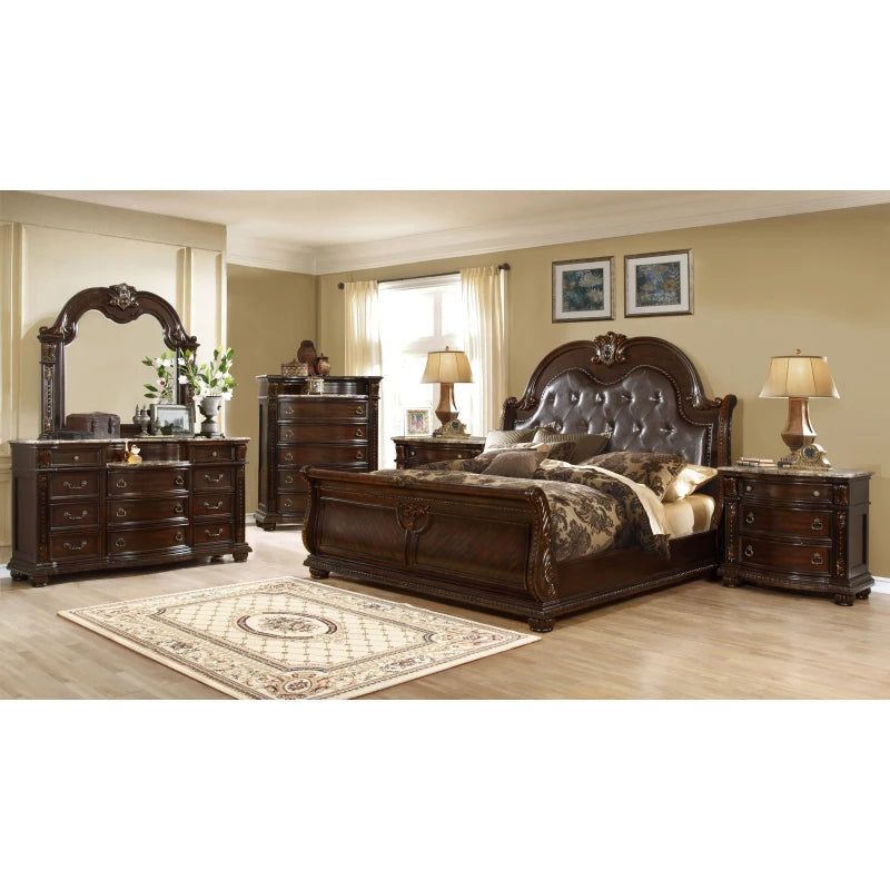 Roma Luxury style  Bedroom Set Vintage Elegance