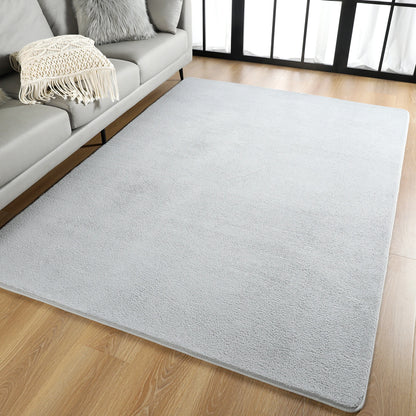 Large Soft Floor Nonslip Rug  Black