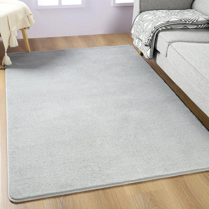 Large Soft Floor Nonslip Rug  Black