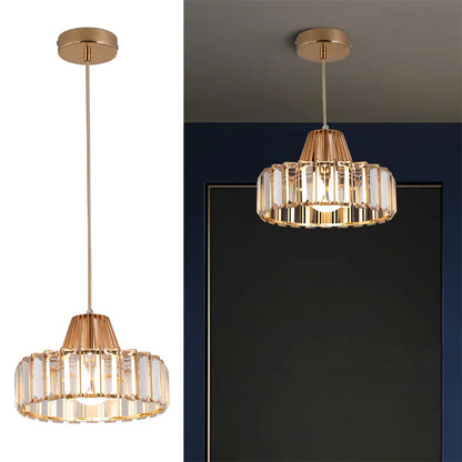 Adjustable Crystal Hanging Pendant Lamp