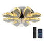 Luxury Crystal Ceiling Fan Lamp LED APP Remote Control