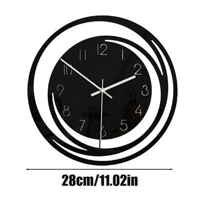 Modern Wall Clock Large Silent Acrylic No Tick