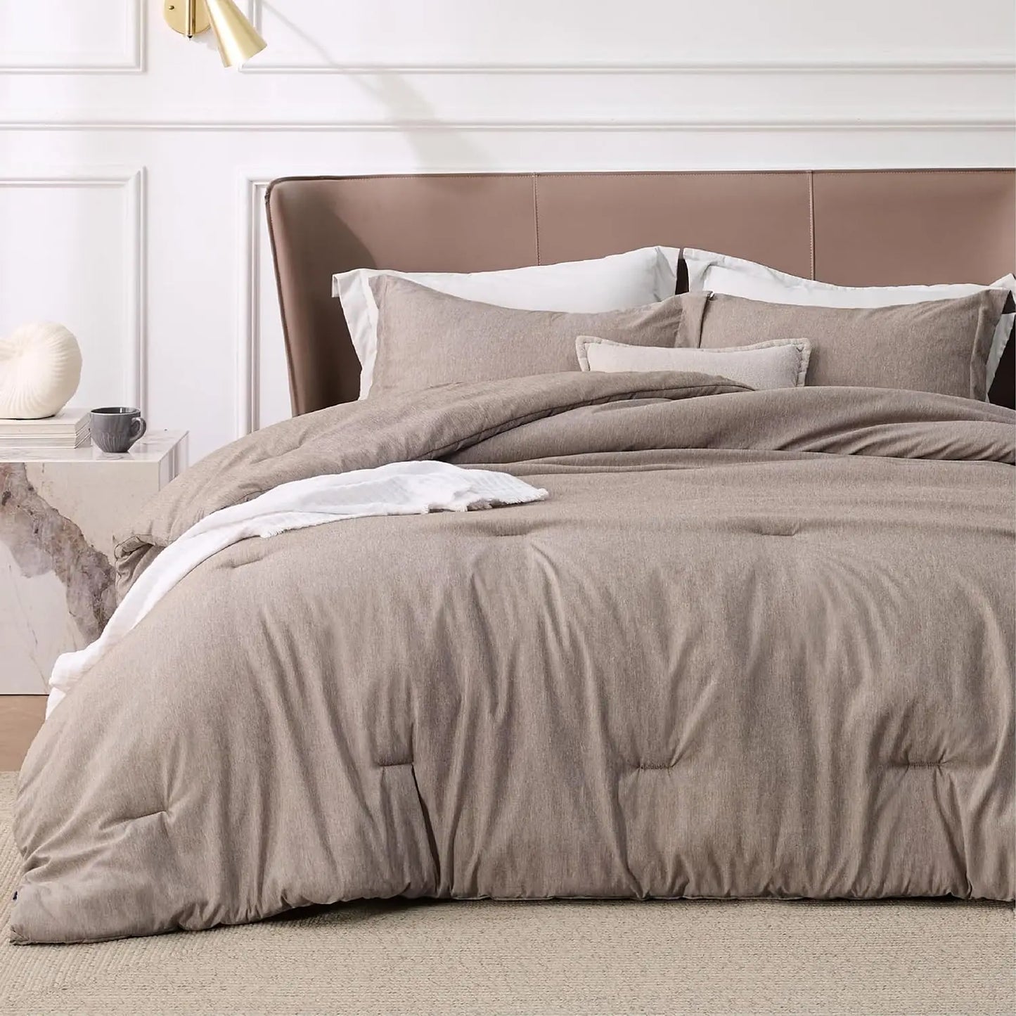 Soft Bedding for All Seasons, Cationic Dyed Bedding Set, All Sizes