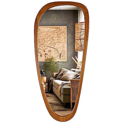 Irregular Mirror Asymmetrical Abstract Full Length Wall Decor