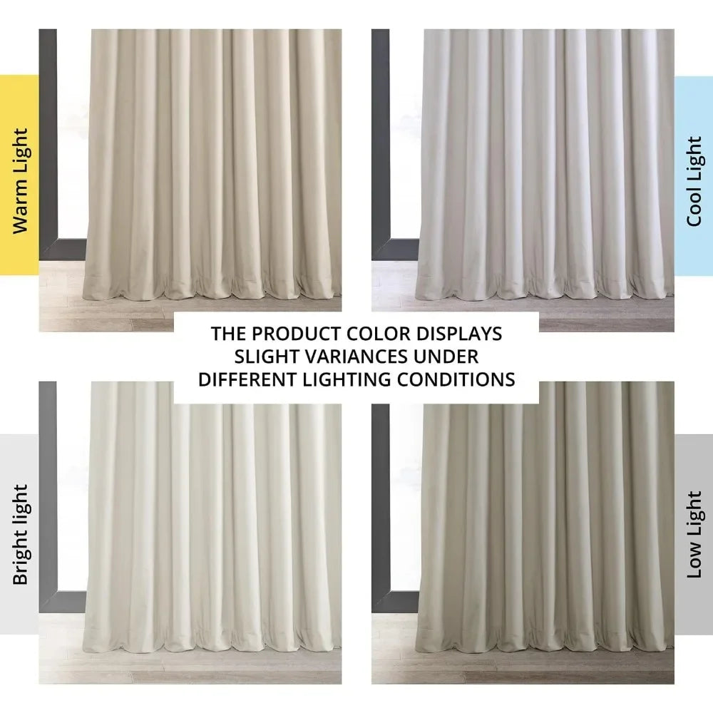 Blackout Grommet Window Curtains 100W X 96L