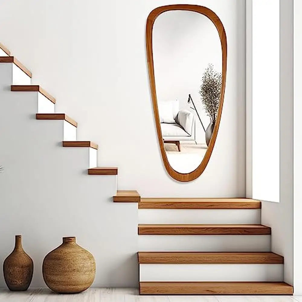 Irregular Mirror Asymmetrical Abstract Full Length Wall Decor