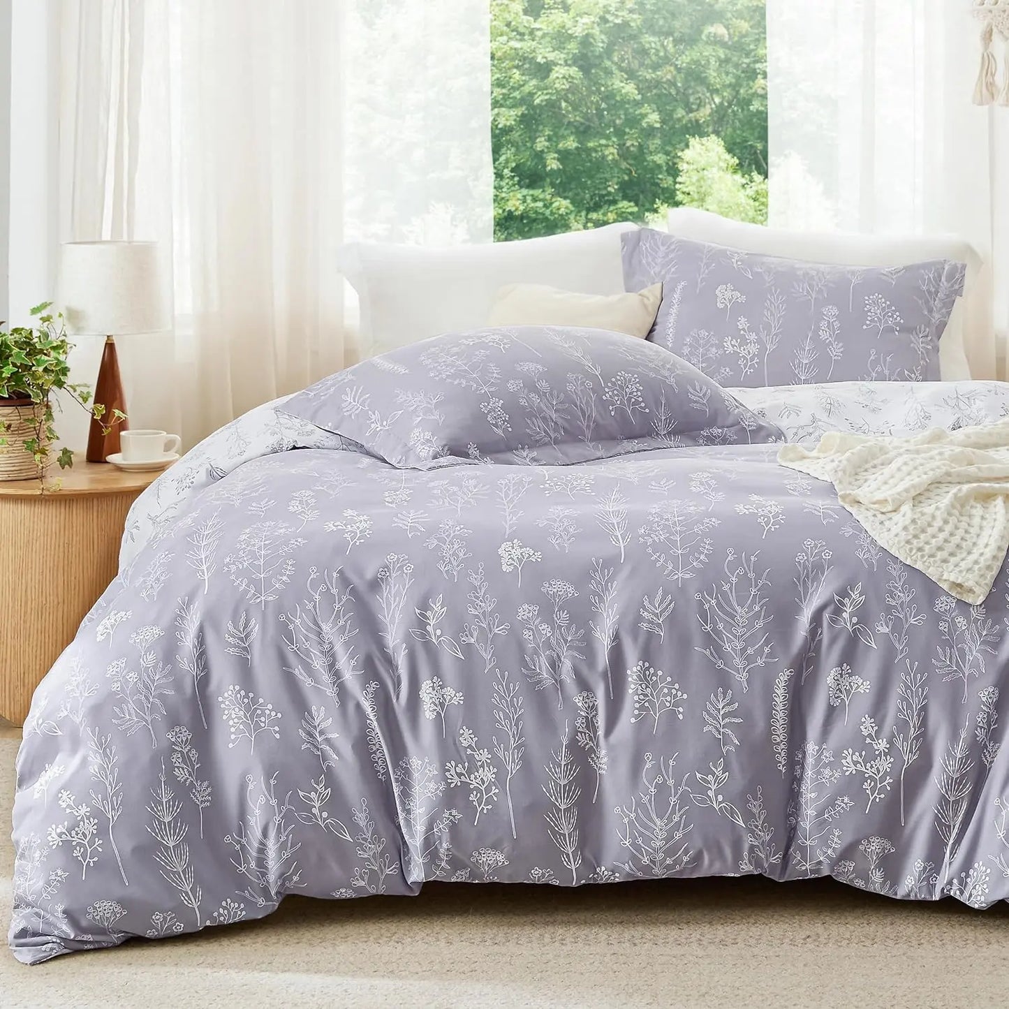 Bedsure Comforter Set - Cute Floral Bedding Comforter Sets