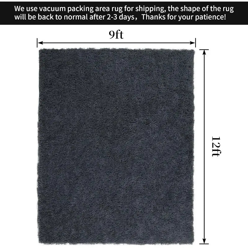 Shaggy Area Rug 9x12 Large Plush