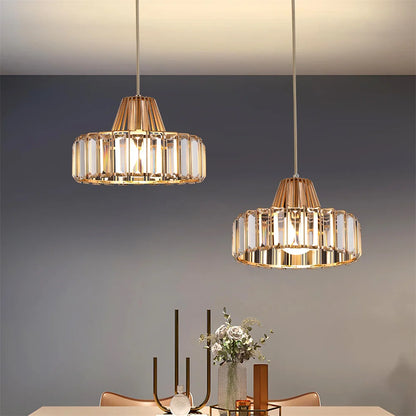 Adjustable Crystal Hanging Pendant Lamp