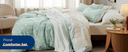 Bedsure Comforter Set - Cute Floral Bedding Comforter Sets