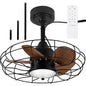 Outdoor Gazebo Waterproof Ceiling Fan with Light Plug In