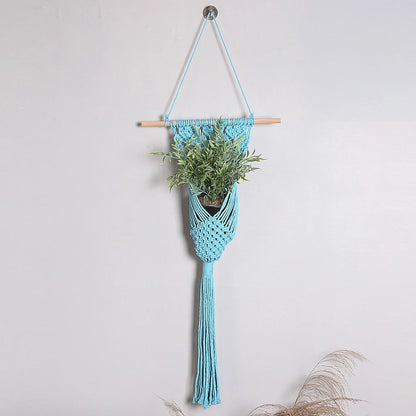 Macrame Woven Tapestry Bohemian Wall Hanging Tassel Fringe