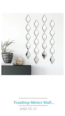 Irregular Mirror Asymmetrical Abstract Full Length Wall Decor