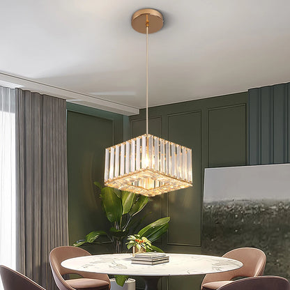 Adjustable Crystal Hanging Pendant Lamp