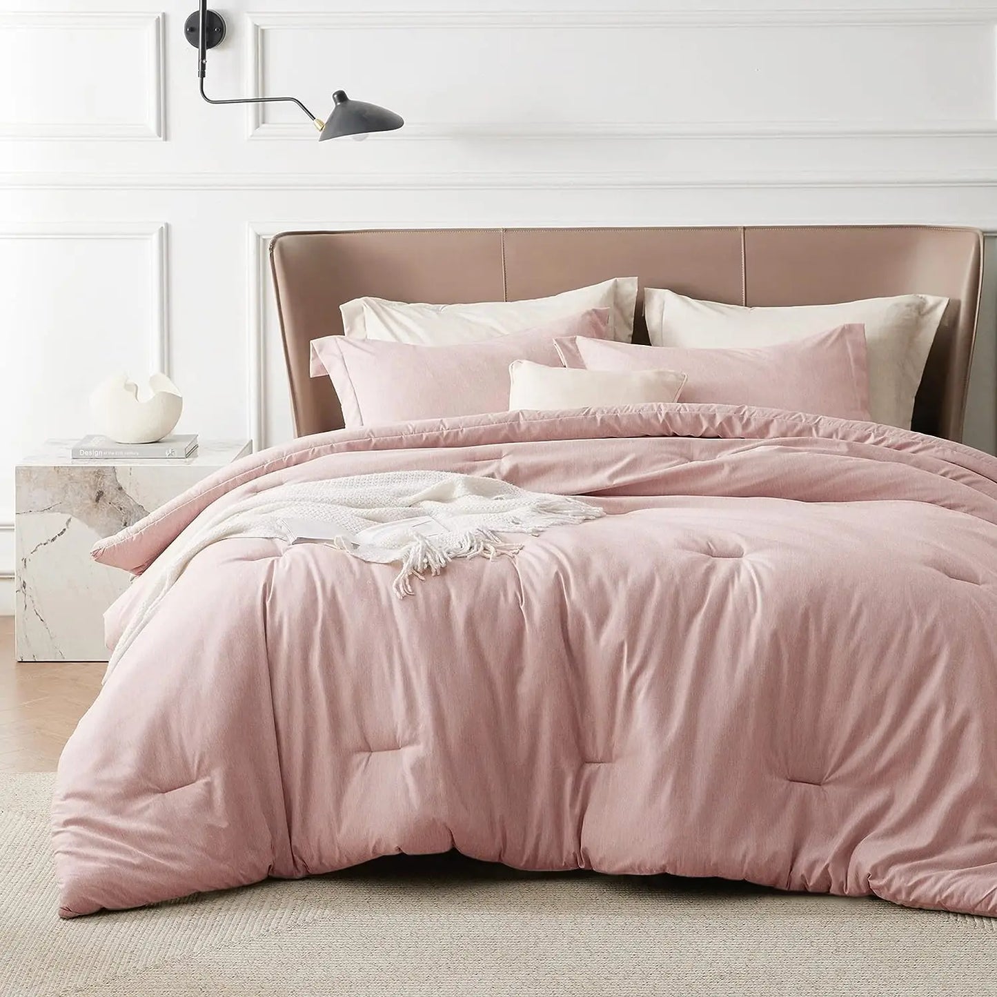 Soft Bedding for All Seasons, Cationic Dyed Bedding Set, All Sizes