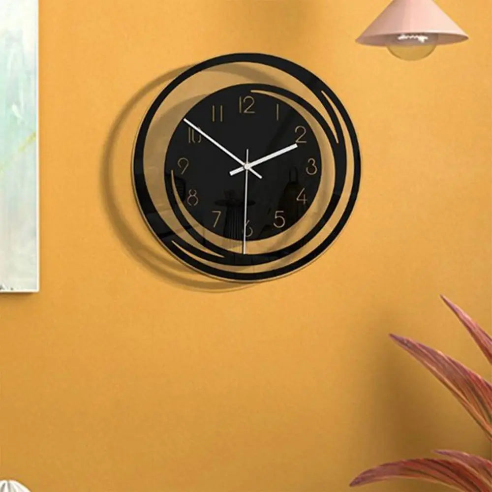 Modern Wall Clock Large Silent Acrylic No Tick