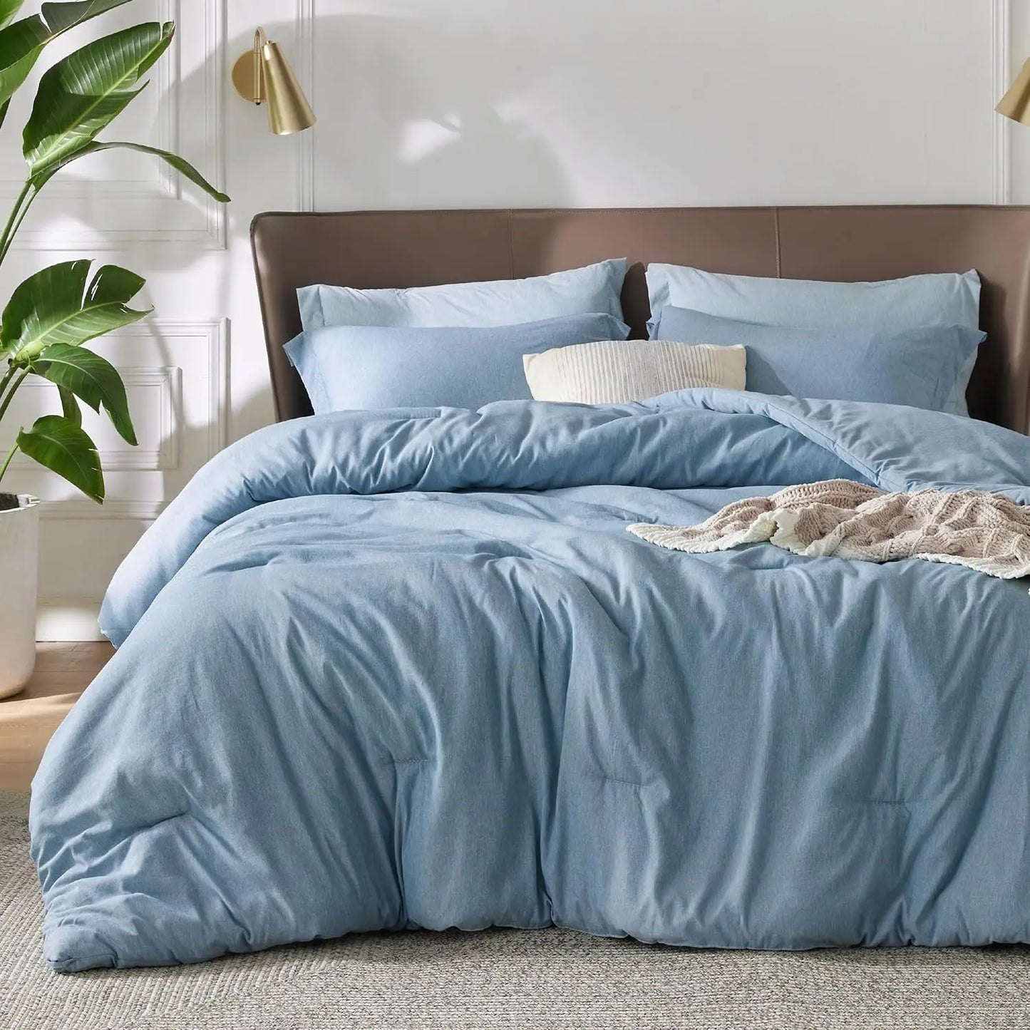 Soft Bedding for All Seasons, Cationic Dyed Bedding Set, All Sizes