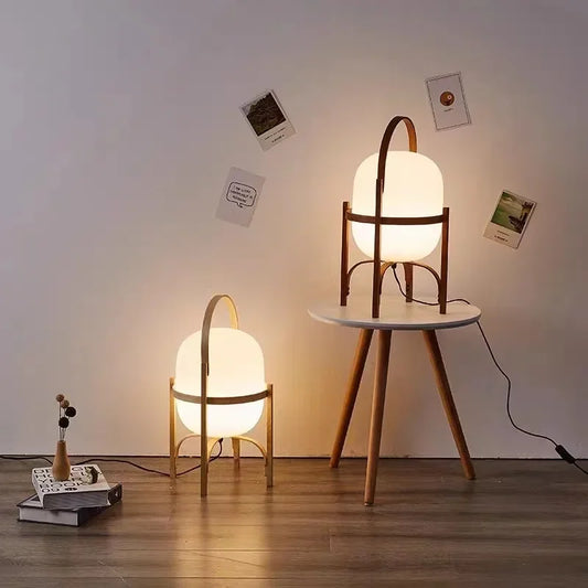 Cole Cestita Floor Lamp Art Modern Simple LED Wood Light