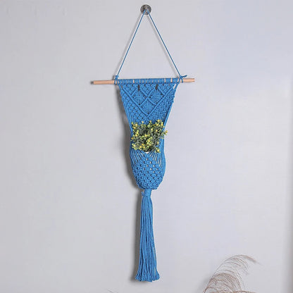 Macrame Woven Tapestry Bohemian Wall Hanging Tassel Fringe