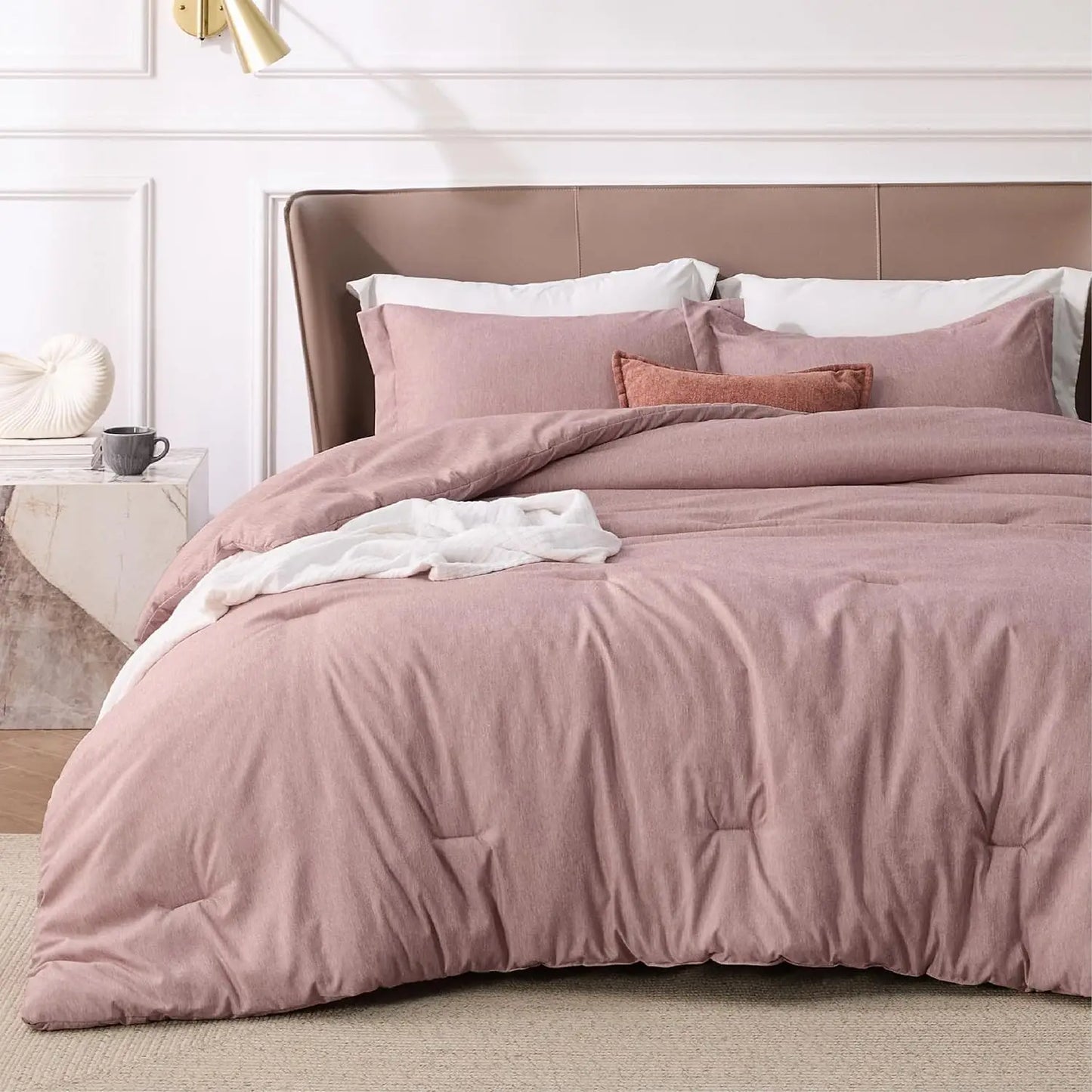 Soft Bedding for All Seasons, Cationic Dyed Bedding Set, All Sizes