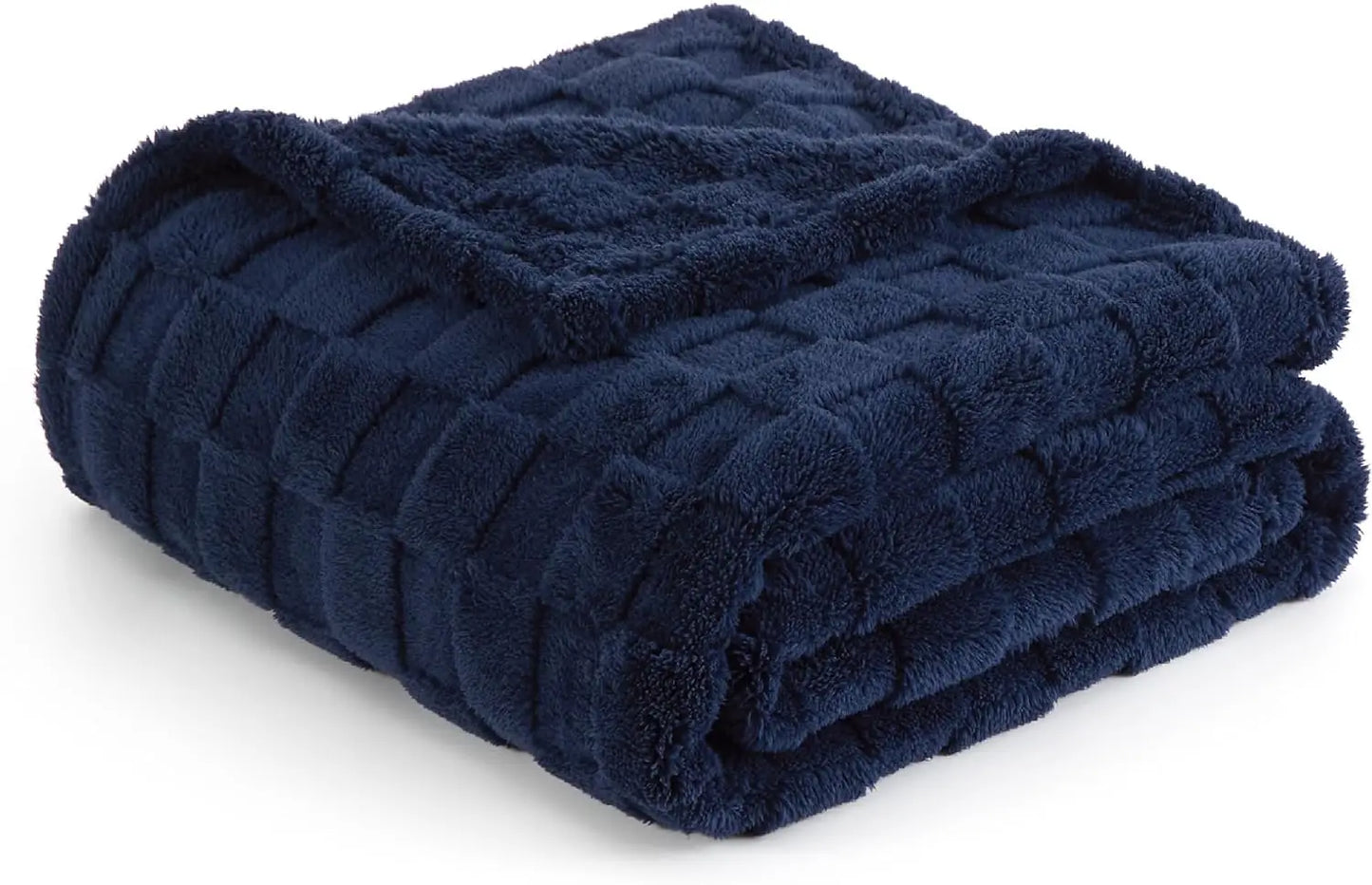 Bedsure Sea Blue Fleece Blanket for Couch, Twin Bed, Queen or King