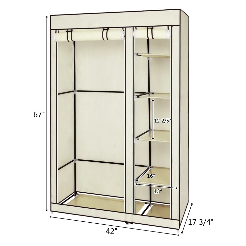 Dustproof Waterproof Portable Closet Wardrobe Storage