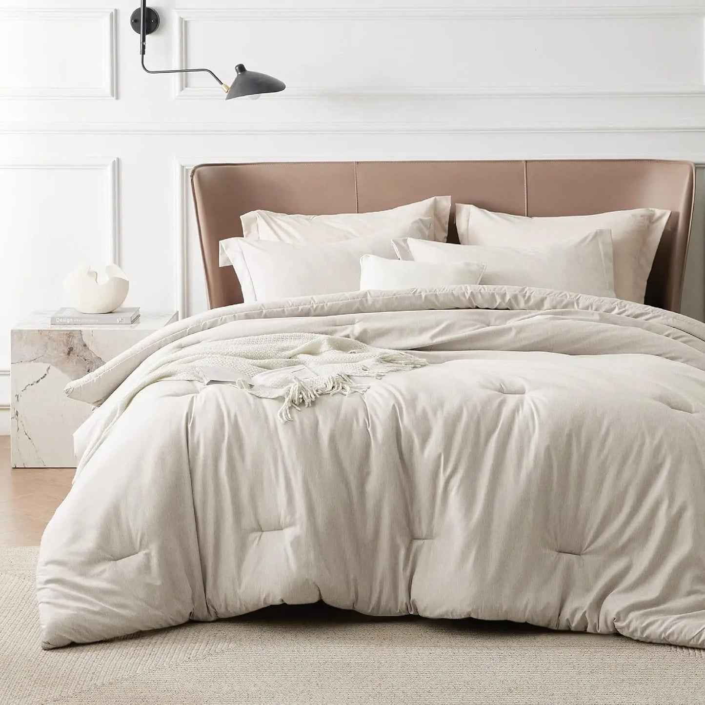 Soft Bedding for All Seasons, Cationic Dyed Bedding Set, All Sizes