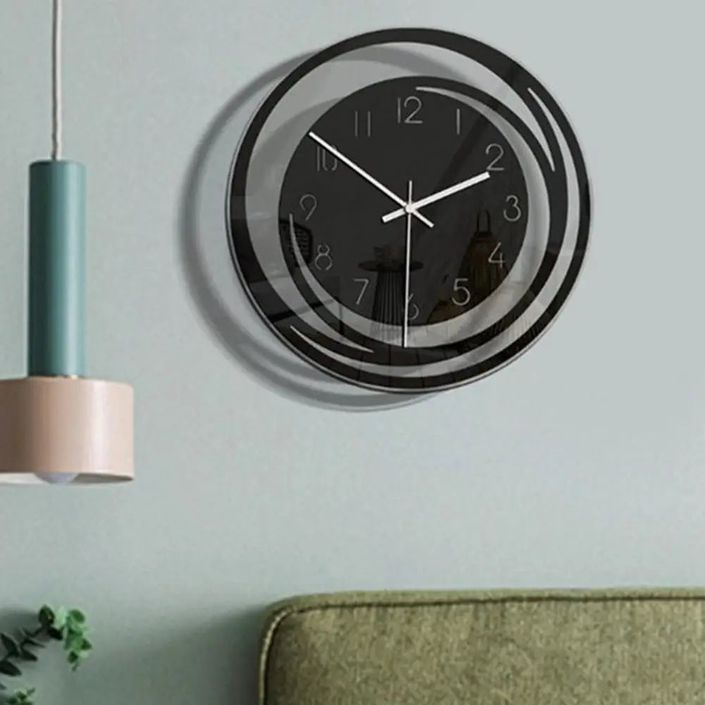 Modern Wall Clock Large Silent Acrylic No Tick