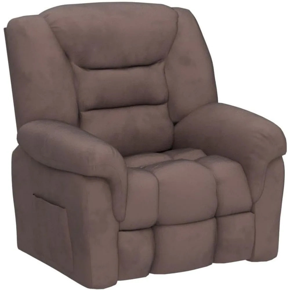 Swivel Rocker Recliner Chair Oversized Manual 360 Degree Swivel