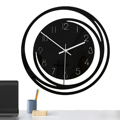 Modern Wall Clock Large Silent Acrylic No Tick