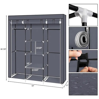 Dustproof Waterproof Portable Closet Wardrobe Storage