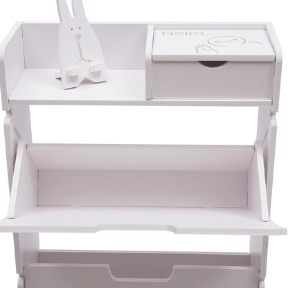 Shoe Cabinet for Entryway White Narrow Shoe Storage Flip Down Shoe Rack