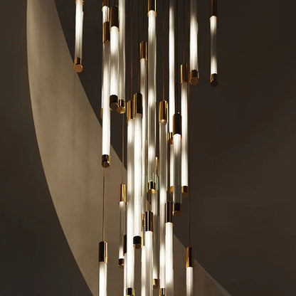 LED Staircase Modern Chandelier