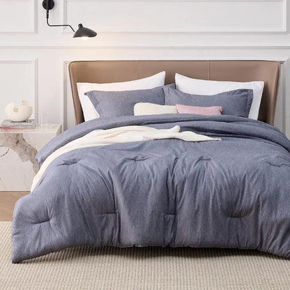 Soft Bedding for All Seasons, Cationic Dyed Bedding Set, All Sizes